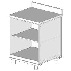 Meuble arrière neutre  avec dosseret     nl07x_0