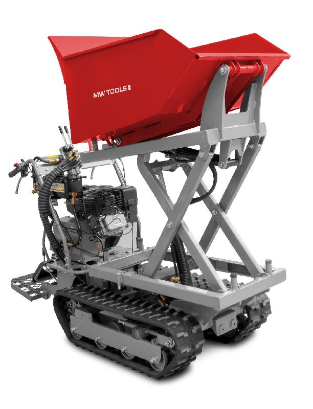 Minidumper à chenilles élévateur ciseaux benne basculante 500KG 10CH 8 vitesses Torros MRS500H6_0