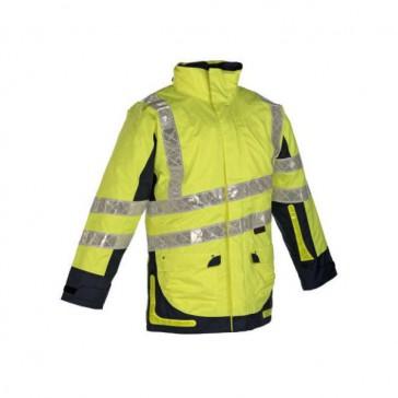 PARKA HV PREMIUM JAUNE/MARINE L OPSIAL_0