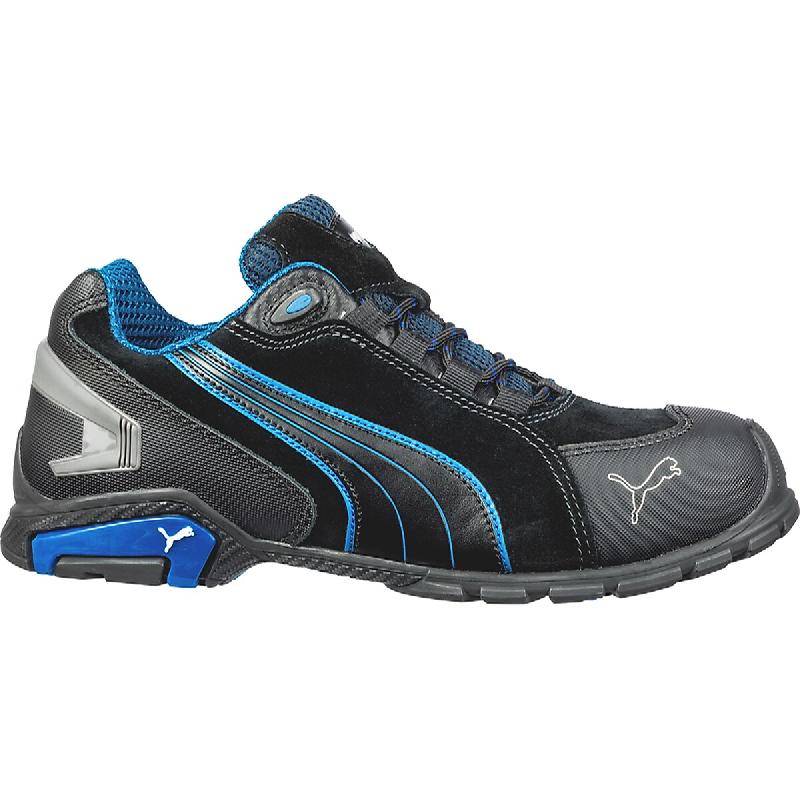 PUMA Safety Rio Black Low 642750-44 Sicherheitsschuh S3 Schuhgröße (EU): 44 Schwarz, Blau 1 St. - 44 multicolore multi-matériau 4051428045872_0
