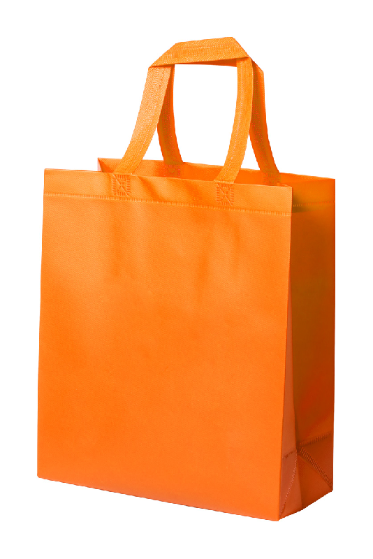 Sac shopping laminé non tissé - couleur orange - 40g_0