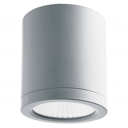 Spot saillie buis ip54 led cob 24w - diamètre 120 mm angle de 50 ° 4000k coloris gris_0