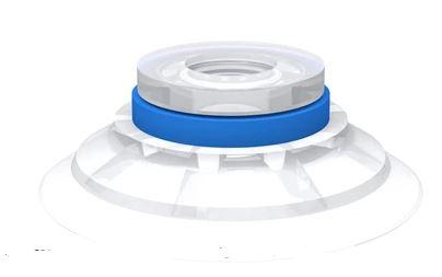 Ventouse ronde F50-2 en silicone FCM - Conforme FDA 21 CFR 177.2600 & EU 1935/2004 - Pour surfaces planes_0