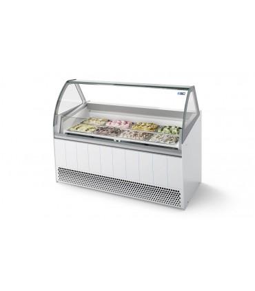 Vitrine à crèmes glacées froid ventilé pour chr, traiteurs, boulangeries, pâtisseries, marchands de glace et snacks - bermudaview isa_0