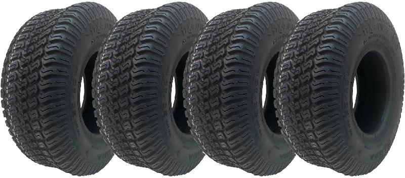 Lot de 4 - 11x4.00-5 pneu pour tondeuse à gazon 4ply Multi, turf, grass - pneu pour tondeuse à gazon, W_0