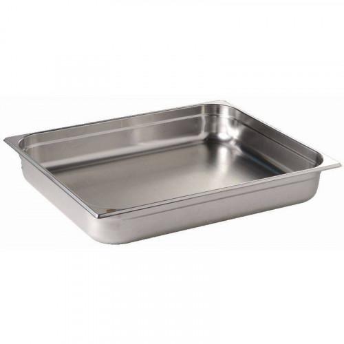 BAC GASTRONORM GN 2/1 HAUTEUR 150 MM EN INOX 18/0 VOGUE