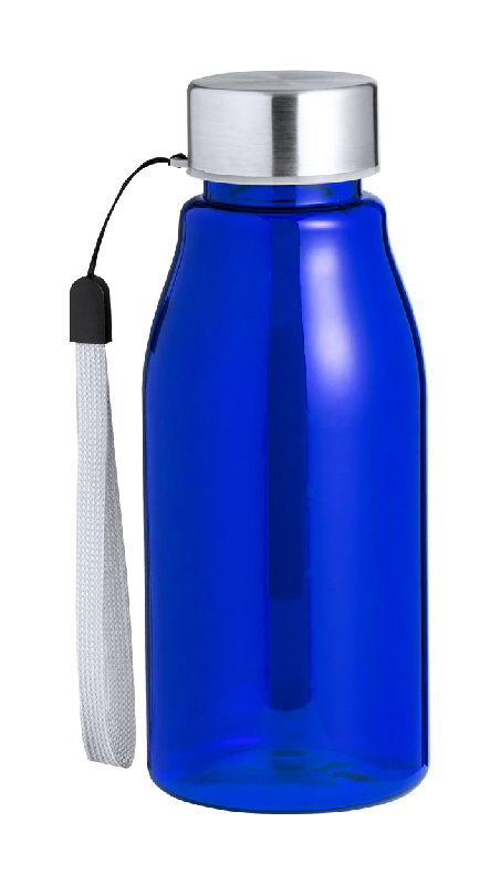 Bouteille en RPET - 350 ml - bouchon en acier inoxydable avec dragonne - sans BPA_0