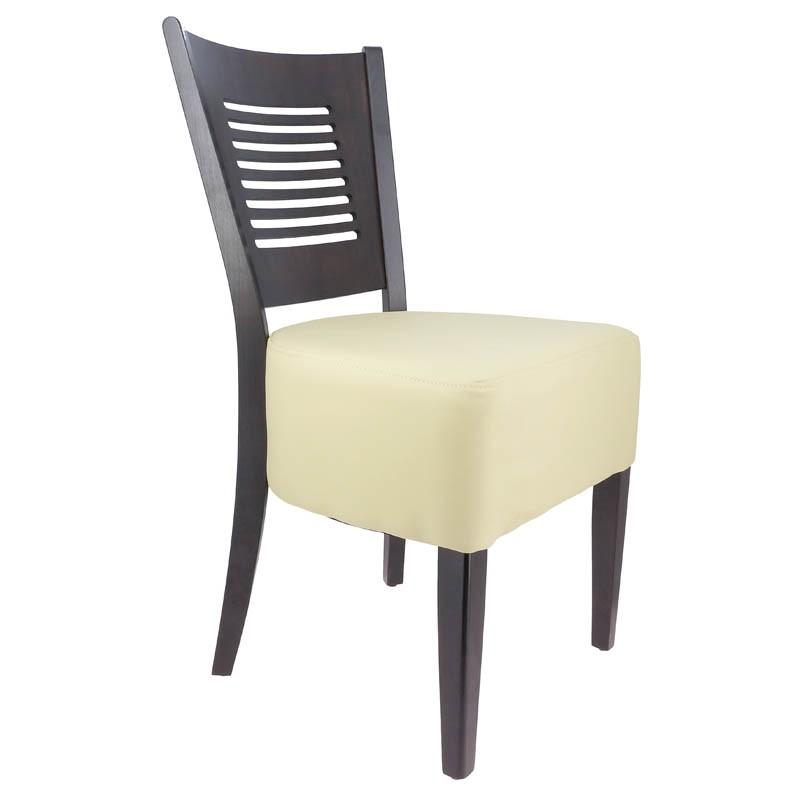 Chaise restaurant bois Amily - BEIGE_0