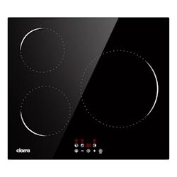 CIARRA Plaque à Induction 3 Foyers, 60 cm encastrable 5600W avec minuterie VM3BIH-C - noir céramique CABBIH3-C_0