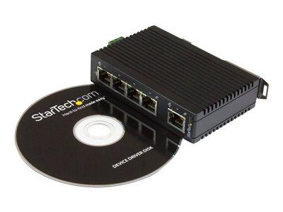 STARTECH.COM SWITCH ETHERNET INDUSTRIEL NON GÉRÉ À 5 PORTS - COMMUTATEUR RÉSEAU 10/100 A MONTAGE SUR RAIL DIN