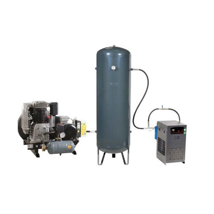 Compresseur d'air à piston triphasé sur plateau avec cuve et sécheur NUAIR - 11 kW - 105 m3/h - 900 L - 11574718_0