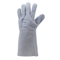 Coverguard - Gants de soudure blanc tout croûte de vachette supérieur et protège artère EUROWELD 2515 (Pack de 10) Blanc Taille 10 - 3435241025159_0