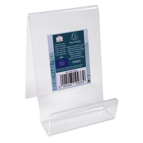 Exacompta porte-visuel chevalet l75xh100xp104 - cristal 88158d_0