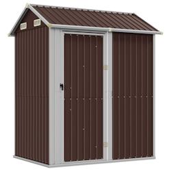 Helloshop26 - Abri de jardin cabane cabanon maison de stockage remise extérieur hangar outils robuste 192 x 152,5 x 237 cm acier 02_0022279 - 3000208_0