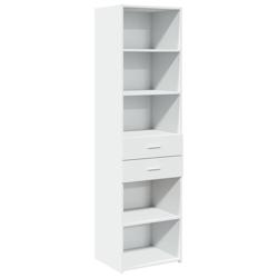 Helloshop26 - Buffet bahut commode armoire meuble de rangement organisateur cuisine salle de séjour salon haut 50 x 42,5 x 185 cm 02_0032461 - 300021_0