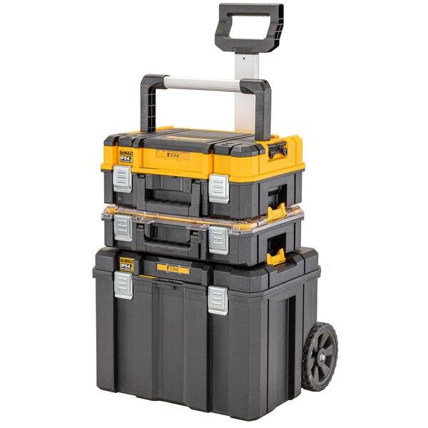 Kit T-STAK 3 pièces vide - DEWALT - DWST83411-1 - système IP54, empilable et robuste_0