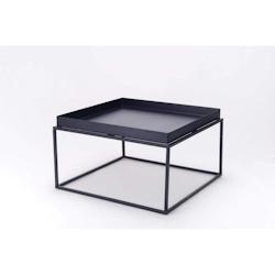 Kosmi Table Basse métal Noir Style Industriel 60x60x40CM - noir 3760301690467_0