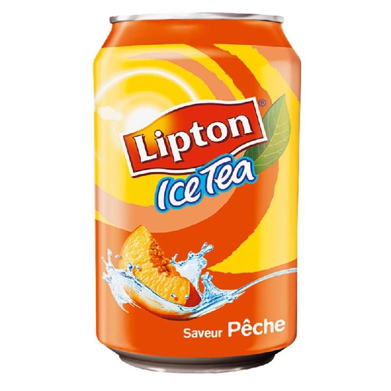LIPTON BOITES ICE TEA PÊCHE 33 CL (LOT DE 24)