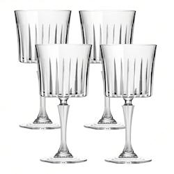 Lot de 4 verres à apéritif Tattoo Mule en cristal 42 cl - Brillants et élégants pour l'eau, l'apéritif, le restaurant et la maison - transparent_0