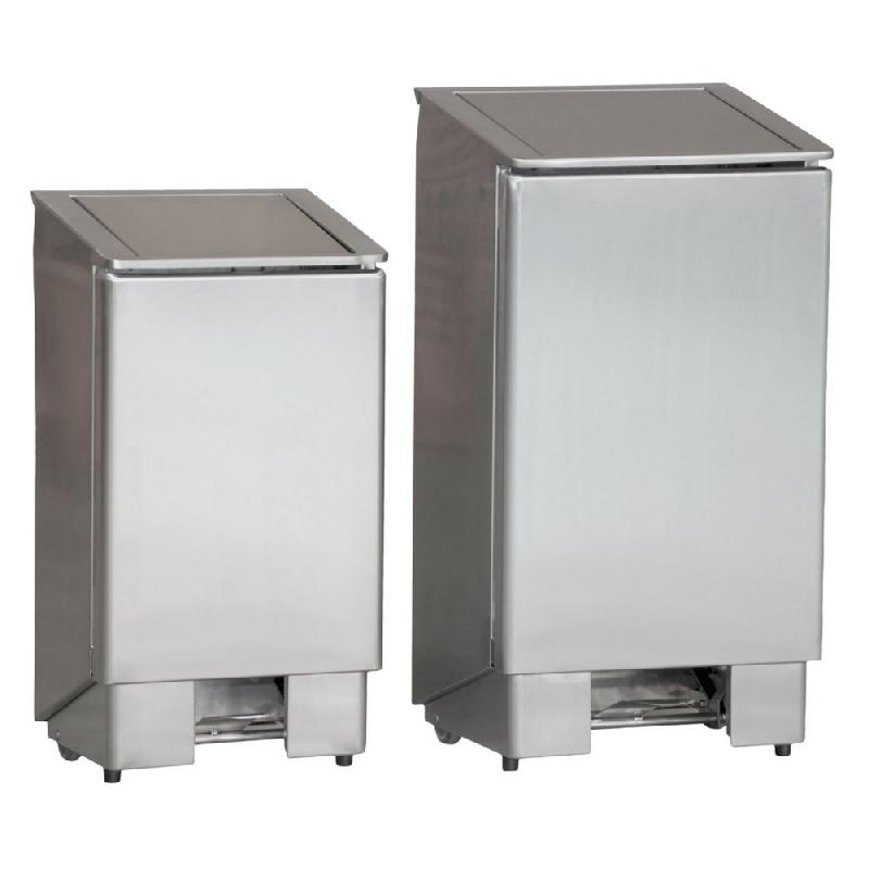 Poubelle inox de cuisine professionnel avec pédale 90l - 7020.0170_0