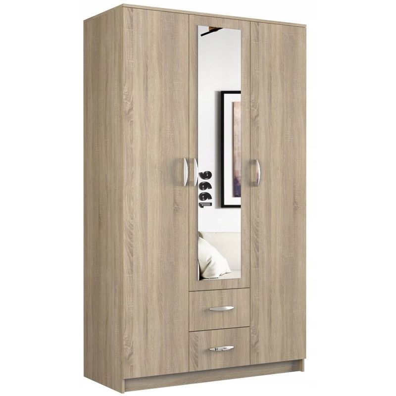 Roma Grande Armoire Chambre Bureau Penderie Multifonctions 2