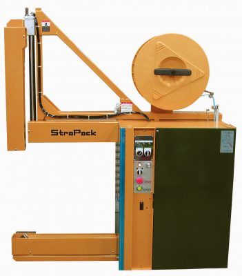 RQ-8YRS - Cercleuse automatique Strapack - joint latéral pour piles de pneus et bobines de câbles_0