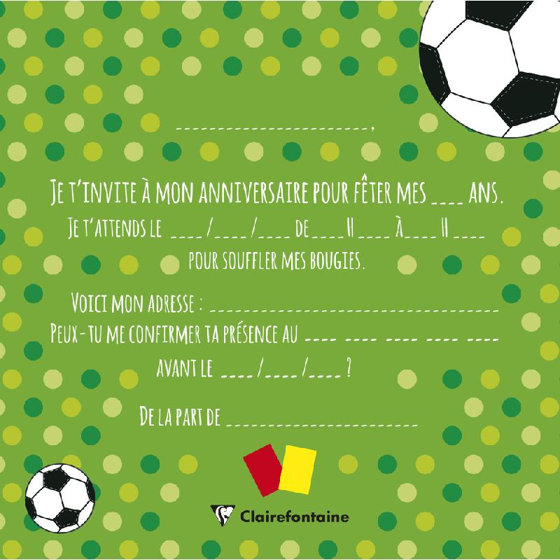 Set Invitation Anniversaire 8 Cartes Simples 116x116 8 Enveloppes 1x1 Football Lot De 5 Comparer Les Prix De Set Invitation Anniversaire 8 Cartes Simples 116x116 8 Enveloppes 1x1 Football Lot De 5 Sur Hellopro Fr Set Invitation Anniversaire 8 Cartes Simples 116x116 8 Enveloppes 1x1 Football Lot De 5 Comparer Les Prix De Set Invitation Anniversaire 8 Cartes Simples 116x116 8 Enveloppes 1x1 Football Lot De 5 Sur Hellopro Fr