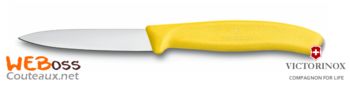 SWISSCLASSIC COUTEAU D'OFFICE, 8 CM JAUNE VICTORINOX