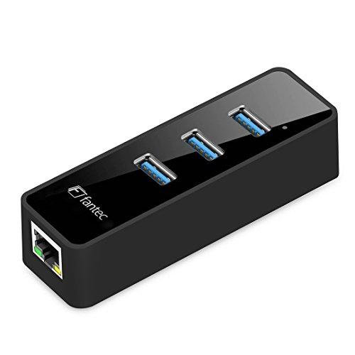 FANTEC UMP-3UE1000 HUB USB 3.0, 3 X PORT USB 3.0, 1 PORT RJ45 1GBIT/S_0