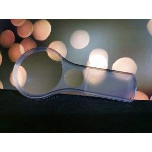71 233 047 - Loupe Cristal - Optico-Paris SAS - diamètre 47 mm - grossissements 3x / 6x avec double foyer_0