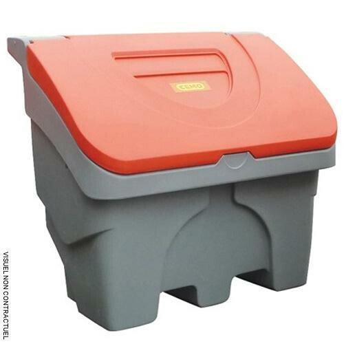 Bac à sel CEMO en polyéthylène - 200L - Résistant au froid et recyclable_0