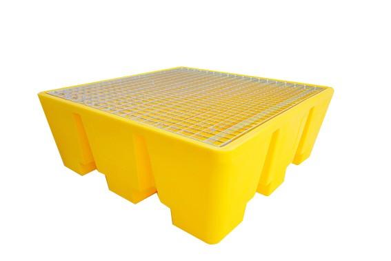 Bacs de rétention 475L pour 4 fûts, fabriqués en France - BCRTTHDNR-PU11/CLB_0