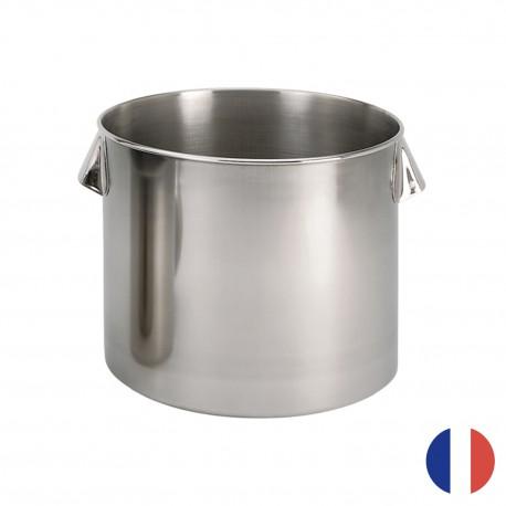 Bahut en inox avec anses - sans couvercle - De Buyer - durable et hygiénique_0