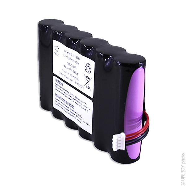 BATTERIE LI-ION 6X 18650 2S3P ST1 7.2V 7.8AH JST_0