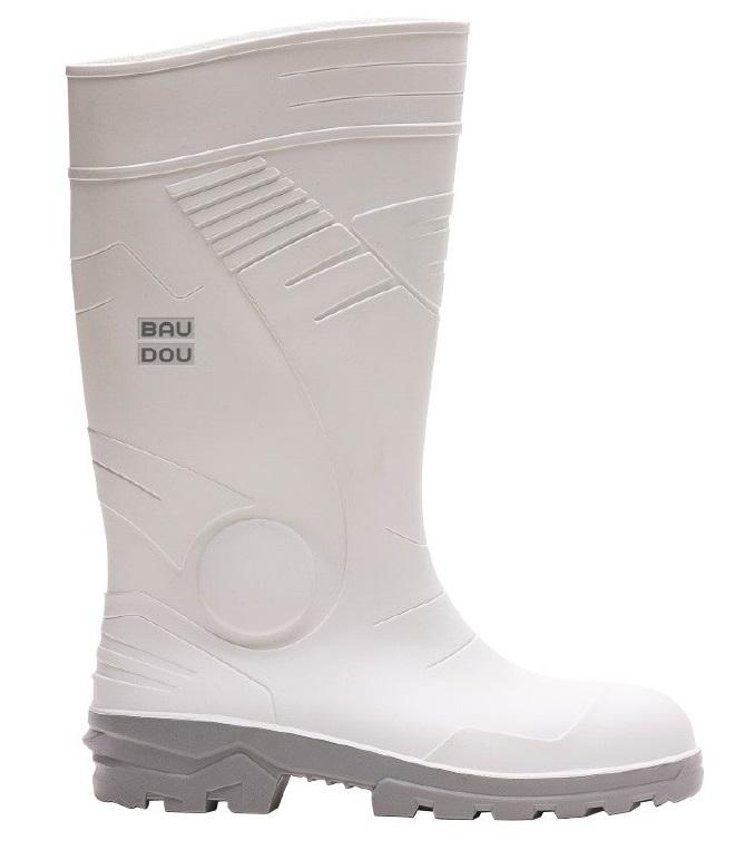Bottes De Pluie PVC Blanc | Taille 36 | Imperméables | Pour Jardinnage & Bricolage