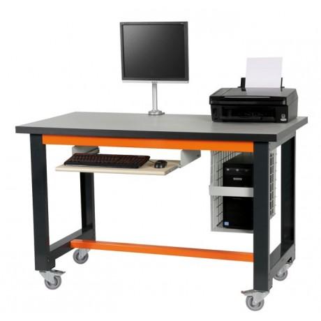 Établi informatique mobile industriel - Dimensions 1500x750mm - Charge maxi 500kg_0