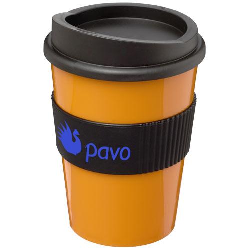 Gobelet Americano® medio 300 ml - isotherme avec bandeau antidérapant en silicone - Réf. 21000822_0