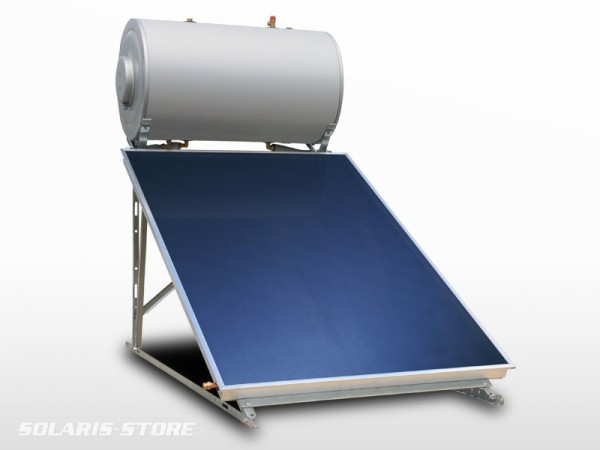 Kit chauffe-eau solaire thermosiphon 200 litres - sans électricité - système monobloc avec capteur solaire haute performance_0