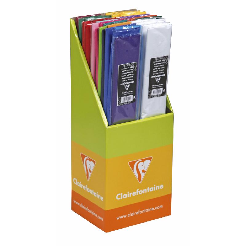 Papier de Soie - Blanc - 500 x 750 mm CLAIREFONTAINE Lot de 480 feuilles