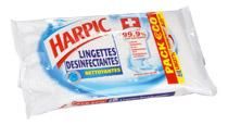 LINGETTES WC HARPIC - PAQUET DE 40
