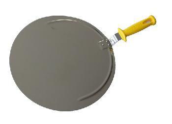 PLATEAU INOX POUR PIZZA AVEC MANCHE 33 CM