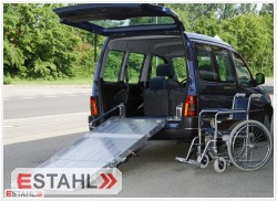 Rampe pour fauteuil roulant avec ressort à gaz pour installation fixe esfr2200f, esfr2400f, esfr2700f, esfr2900f_0