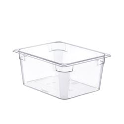 Récipient en polycarbonate Araven GastroNorm Basic GN 1/6 - 2,3 litres - cm 17,6 x 16,2 x 15 h - transparent Polycarbonate 94036_0