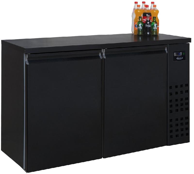 Réfrigérateur de bar noir 2 portes - 7489.5270_0
