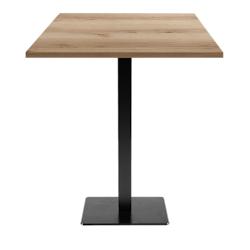 Restootab - Mange-debout 70x70cm - modèle Milan chene delano - marron TB-MILFF-7070M-CH.DELA_0