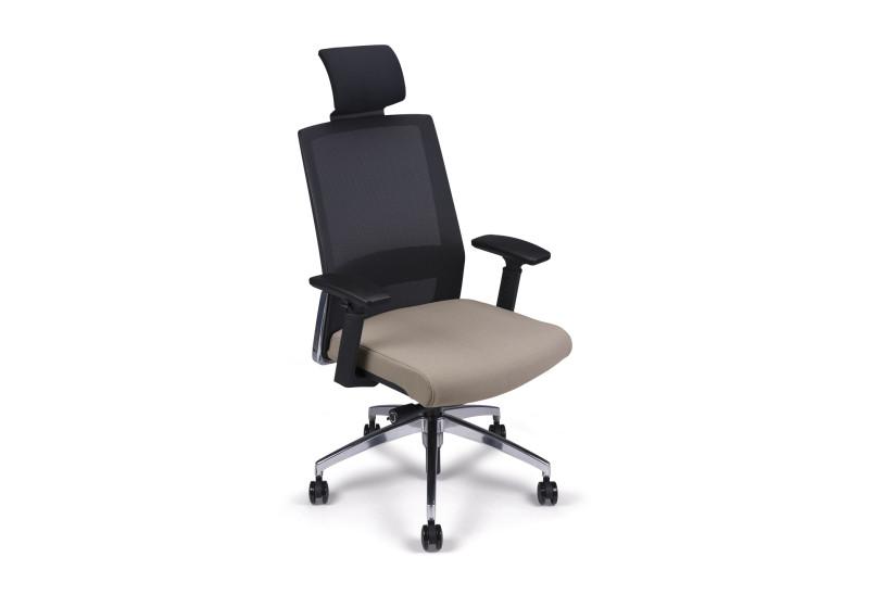 Siège ergonomique têtière - beige-z03,accoudoirs-3d_0