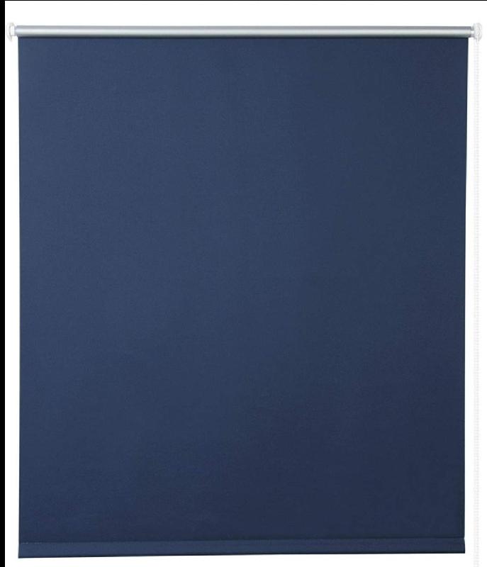 Store enrouleur occultant isolant thermique - sans perçage - 50x160 cm - bleu - 19_0000849_0
