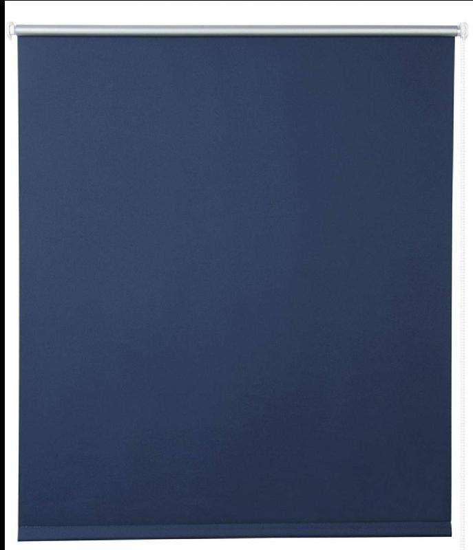 STORE ENROULEUR OCCULTANT ISOLANT THERMIQUE AVEC REVÊTEMENT SANS PERÇAGE 50 X 160 CM BLEU 19_0000849_0