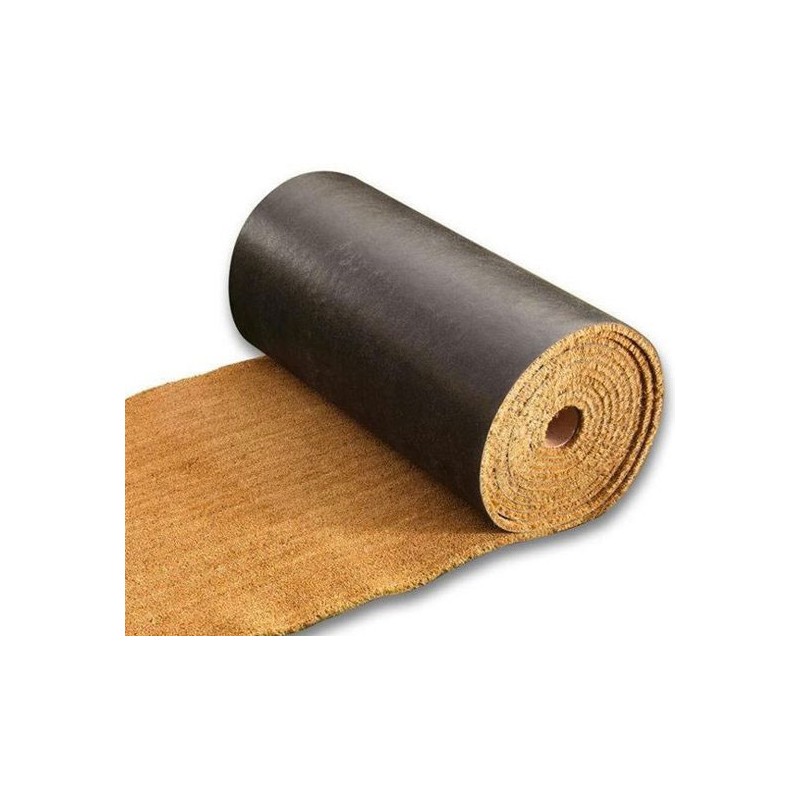 Tapis coco sur mesure 23 mm - qualité supérieure - couleur naturelle - idéal pour entrées encastrées - Karpet A1922_0