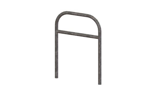 36800900 - Arceau urbain Leon - Velopa - acier galvanisé - entraxe 900 mm - appui pour vélos avec lisse intermédiaire_0